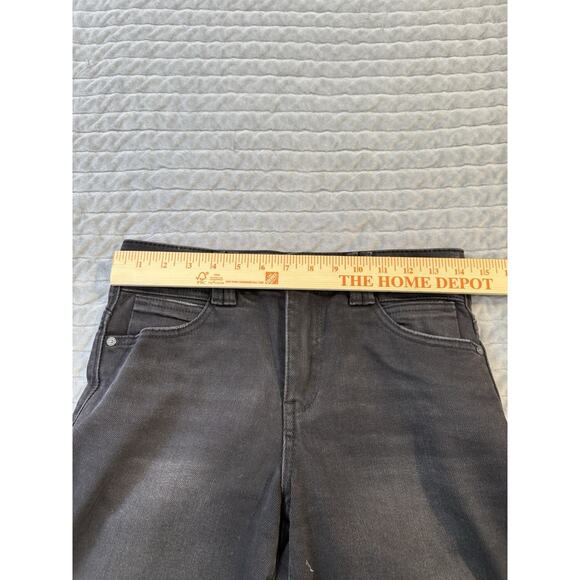 Democracy Jeans Women Size 4 Gray High Rise Cropped Flare Lycra - Picture 3 of 6